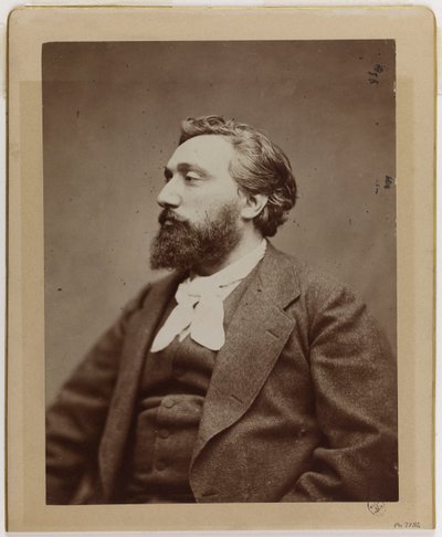 レオン・ガンベッタ（1838-1882年）、弁護士、政治家。 作： エティエンヌ・カルジャット