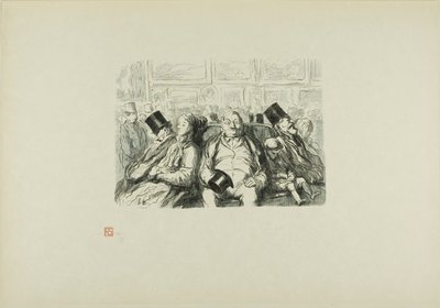 パリ、偉大なる美術展：大サロンでのひととき 作： Etienne Carjat