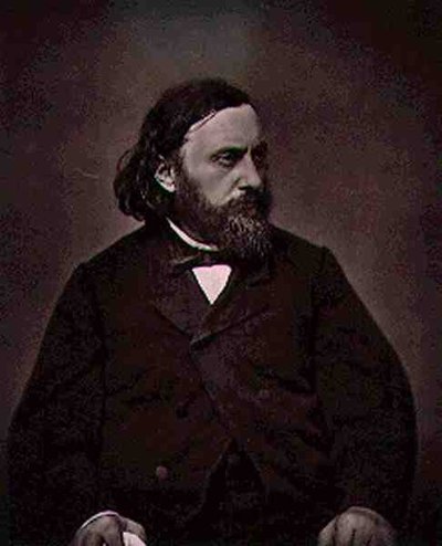 ピエール・デュポン（1821-70）、1874-78年頃の「Galerie Contemporaine」より（モノクロ写真） 作： Etienne Carjat