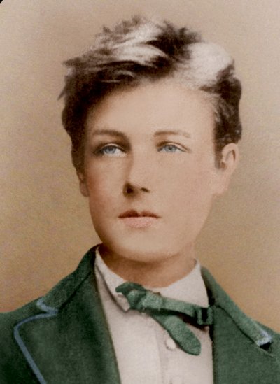 1871年17歳のアーサーランボーの肖像 作： Etienne Carjat
