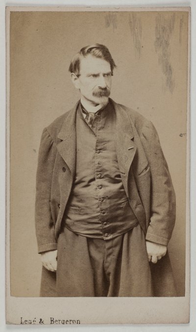 フランソワ・デルサルテの肖像 1870-90年頃（アルメン・プリント） 作： エティエンヌ・カルジャット