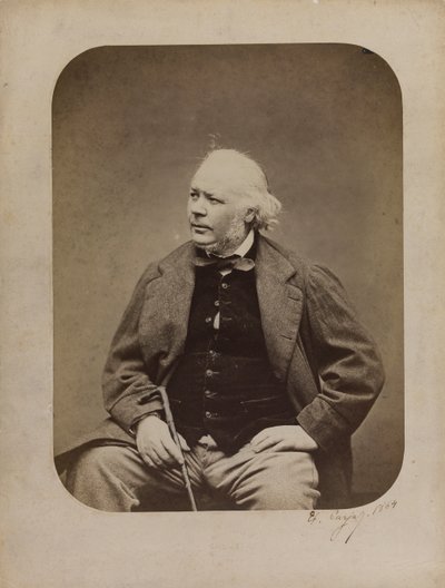 オノレ・ドーミエの肖像 1808-1879年 1864年 作： Etienne Carjat
