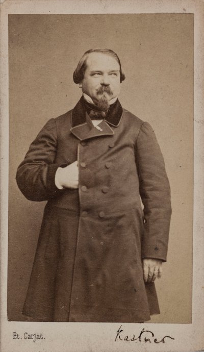 作曲家ジャン・ジョルジュ・カストナーの肖像 1810-1867, 1867. 作： Etienne Carjat