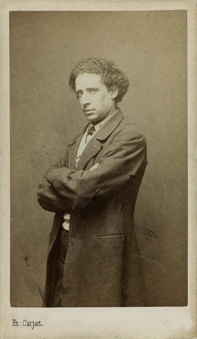 作曲家オリヴィエ・メトラの肖像 1830-1889 . 作： Etienne Carjat