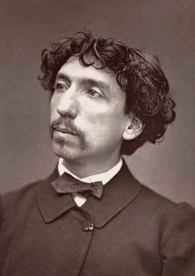 建築家シャルル・ガルニエの肖像 1875年頃（写真） 作： Etienne Carjat