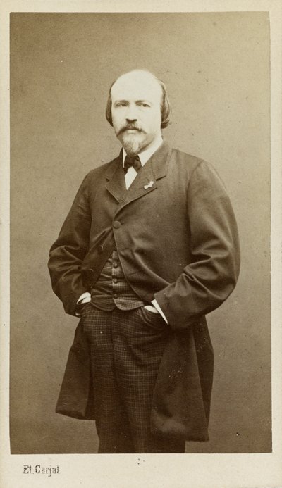 作曲家ヴィクトル・マッセの肖像 1822-1884年 1865年頃 作： Etienne Carjat