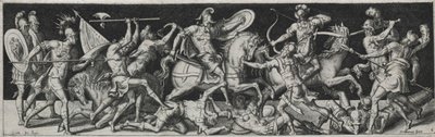 戦闘と勝利、おそらく1560年代。 作： Etienne Delaune