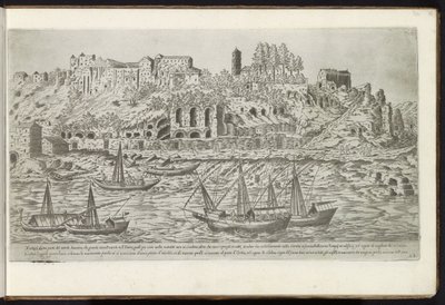 ローマのテヴェレ川沿いのアヴェンティーノ 古代の建物 (シリーズのタイトル) I vestigi dell