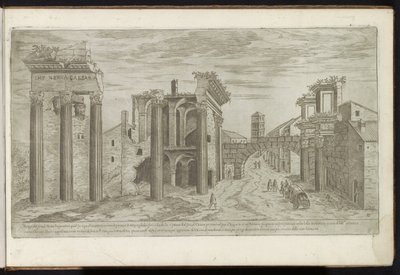 ネルヴァのフォーラムの遺跡 古代の建物 (シリーズのタイトル) I vestigi dell