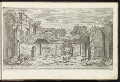 ローマのカラカラ浴場跡 古代の建物 (シリーズのタイトル) I vestigi dell