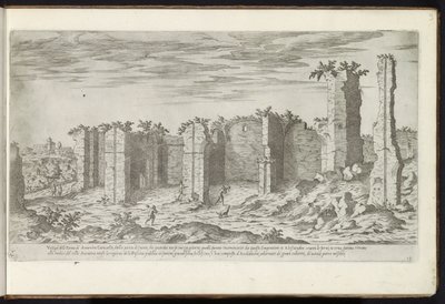 ローマのカラカラ浴場跡 古代の建物 (シリーズのタイトル) I vestigi dell