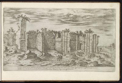 ローマのカラカラ浴場跡 古代の建物 (シリーズのタイトル) I vestigi dell