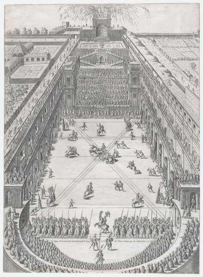 ローマの素晴らしさの鏡：アンニーバレ・アルテンプスとオルテンシア・ボロメオの結婚、ローマ、...、1565年。 作： Etienne Duperac