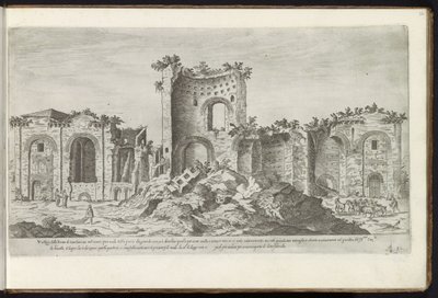 ローマのコンスタンティヌス浴場 古代の建物 (シリーズのタイトル) I vestigi dell