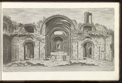 ローマのディオクレティアヌス浴場 古代の建物 (シリーズのタイトル) I vestigi dell