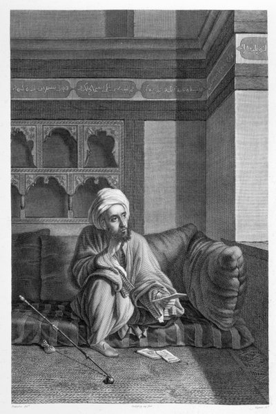 「天文学者」、1822 作： Etienne Frederic Lignon