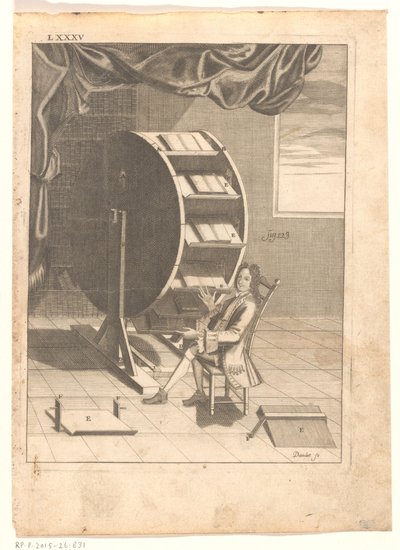 Nicolas Grollier de Servièreによるブックホイール 作： Étienne Joseph Daudet