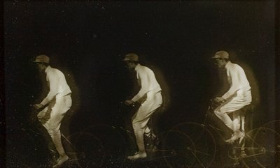 自転車に乗る男 作： Etienne Jules Marey