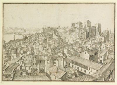 アヴィニョン市とその周辺：アヴィニョン市とその周辺の景観 作： Etienne Martellange