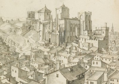 アヴィニョン市とその周辺：アヴィニョン市とその周辺の景観 作： Etienne Martellange