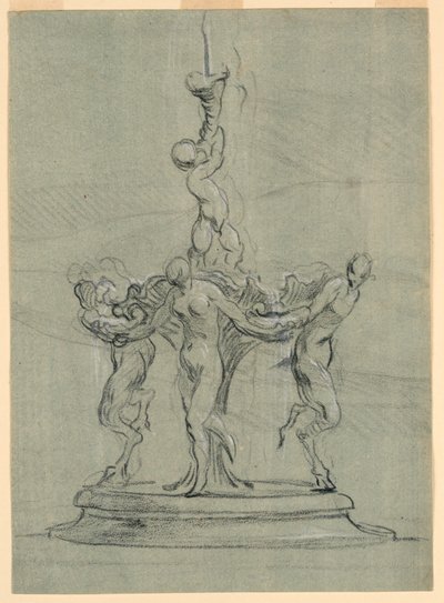 噴水のプロジェクト 作： Etienne Maurice Falconet