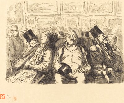 美術展 - サロン カレで - ひとときの休息 作： Etienne after Honoré Daumier