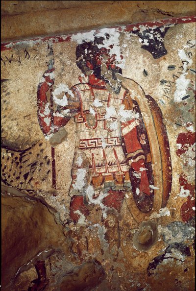 戦士（フレスコ画、紀元前4年 作： Etruscan