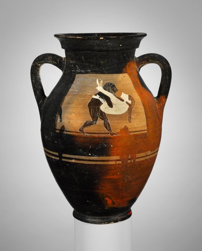 アンフォラ、c。紀元前530〜525年（テラコッタ） 作： Etruscan