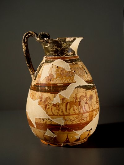 エトルリアの古代：粘土のオルペ 作： Etruscan
