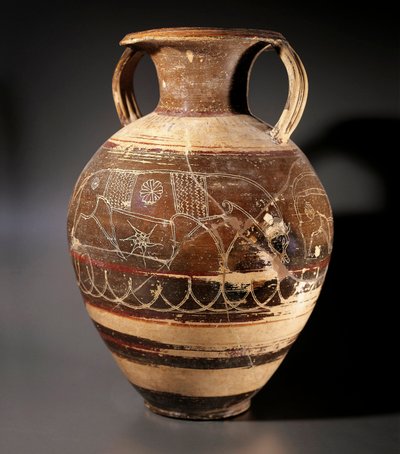 エトルリア美術：カッピの画家によるアンフォラ装飾 作： Etruscan