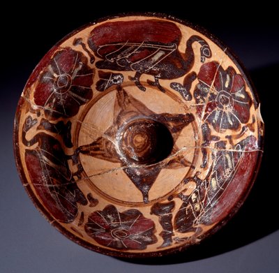 エトルリア文明：phiale mesomphalos 作： Etruscan