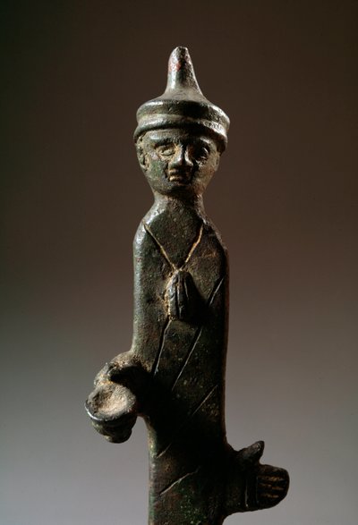 ハルシュピツェ、ブロンズ彫刻、紀元前3世紀 作： Etruscan Etruscan