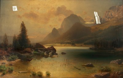 ベルヒテスガーデン近くのHintersee 作： Eugen Jettel