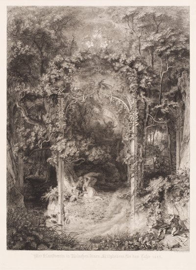 Das Waldfräulein (森の貴婦人) 作： Eugen Napoleon Neureuther