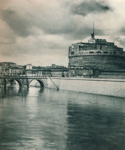 カステルサンアンジェロ、ローマ、イタリア、1927 作： Eugen Poppel