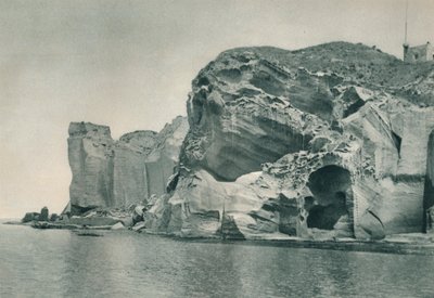 硫黄泉への入り口、イスキア、イタリア、1927 作： Eugen Poppel