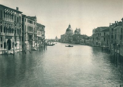 大運河とサンタマリアデッラサルーテ教会、ヴェネツィア、イタリア、1927 作： Eugen Poppel