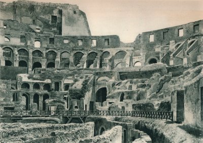 コロッセオ、ローマ、イタリア、1927年の内部 作： Eugen Poppel
