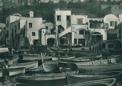マリーナグランデ、カプリ島、イタリア、1927 作： Eugen Poppel