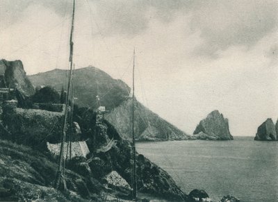 マリーナピッコラファウラーズネット、カプリ島、イタリア、1927 作： Eugen Poppel