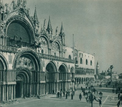 セントマークスバシリカ、ヴェネツィア、イタリア、1927 作： Eugen Poppel