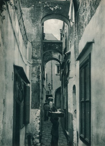 1927年、イタリア、カプリ通り 作： Eugen Poppel