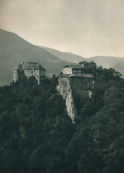 チロル城、メラーノ、南チロル、イタリア、1927 作： Eugen Poppel