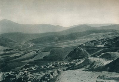 硫黄鉱山、アグリジェント、シチリア島、イタリア、1927年のビュー 作： Eugen Poppel