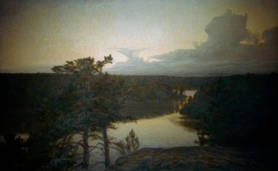 雨の後晴れる 作： Eugen Prinz von Schweden