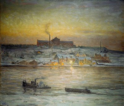 初冬の朝 作： Eugen Prinz von Schweden