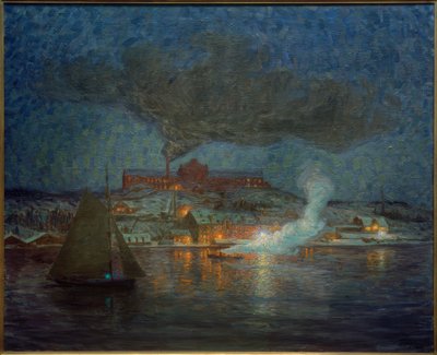 ロカールのÖlfabrik 作： Eugen Prinz von Schweden