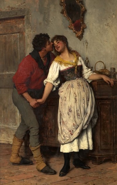 承認、1887 作： Eugen von Blaas