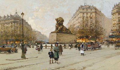 次のアーティストによるアート作品： Eugene Galien Laloue