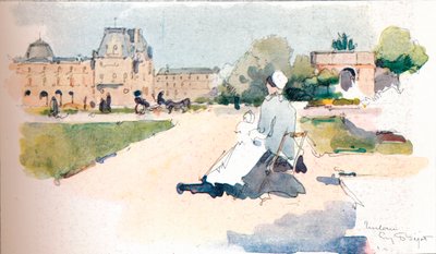レチュイルリー、1915 作： Eugene Bejot